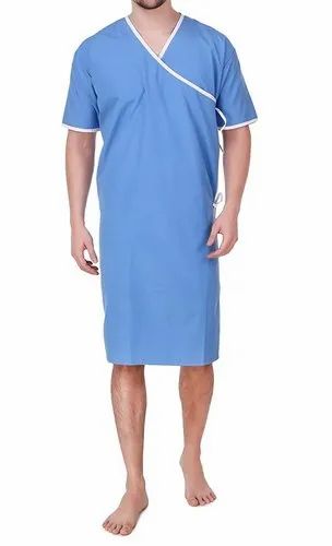 Womens Cotton Hospital Gown | Hospital Patient Gown | Cotton Henley –  Arkeras